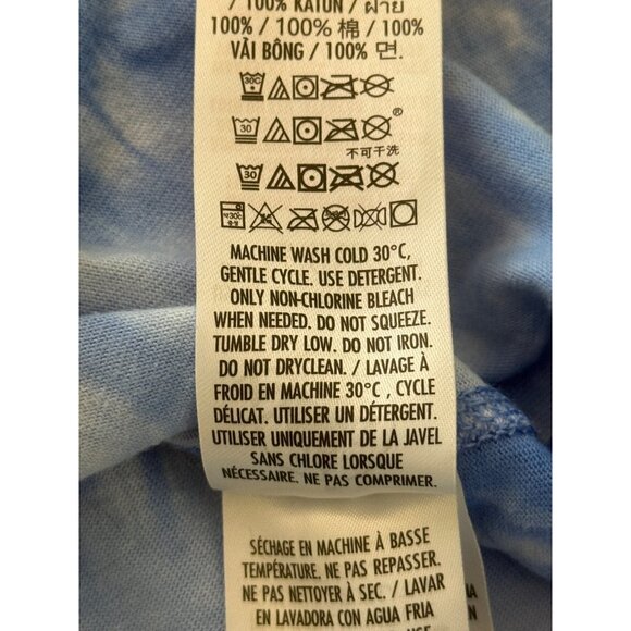 Disney World Mickey + Friends Shirt Celebration Crew Blue Tie-Dye Unisex Size S - Picture 7 of 7